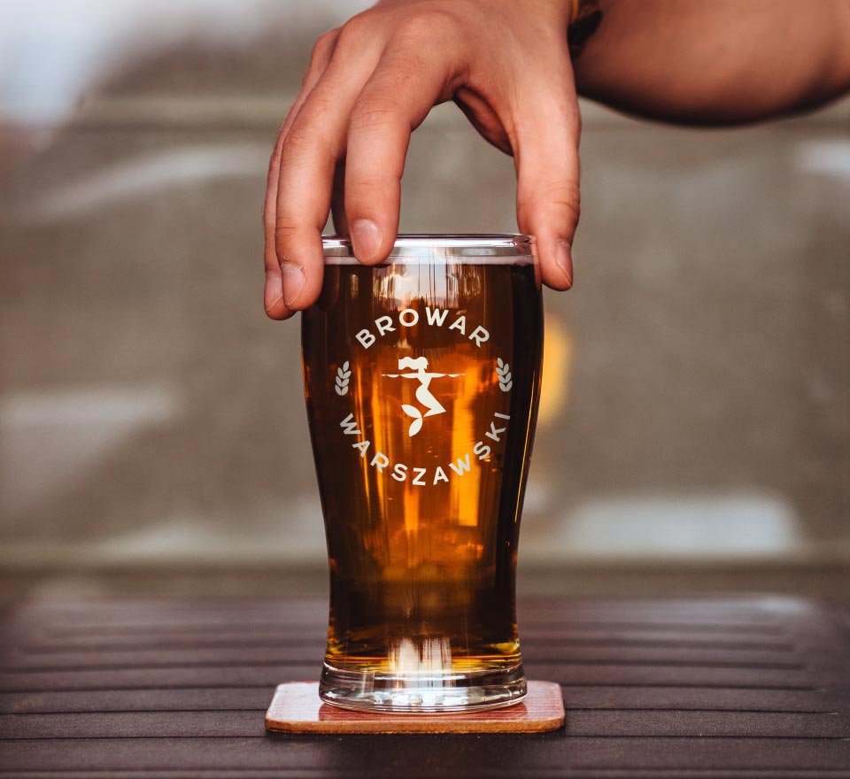 browar warszawski branding