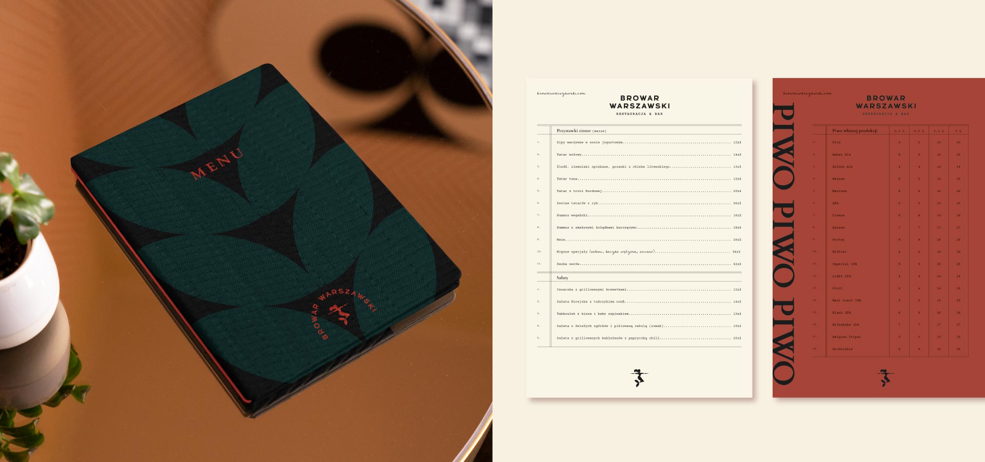 browar warszawski materiały graficzne