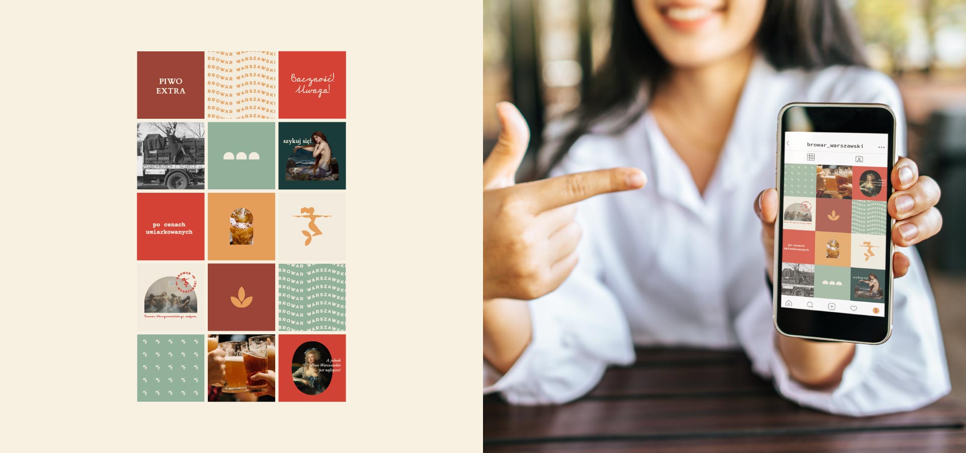 browar warszawski grafika media społecznościowe